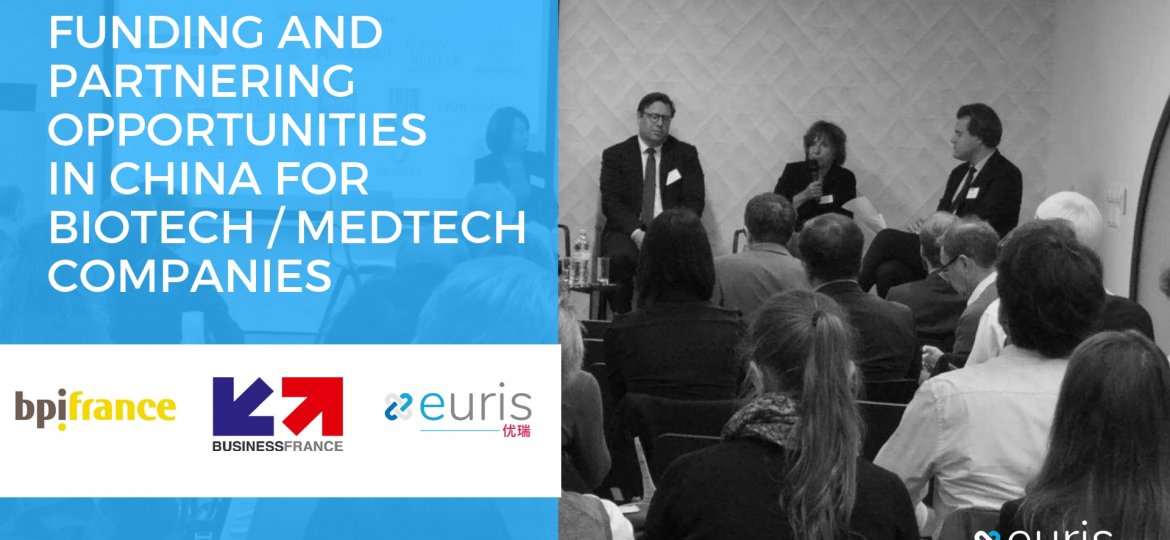 Funding and partnering opportunities in China for biotech medtech companies